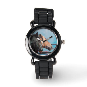 Pferde/Cabalos/Horses Armbanduhr