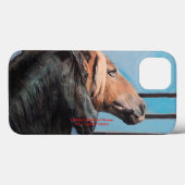Pferde/Cabalos/Horses Case-Mate iPhone Hülle (Rückseite (Horizontal))