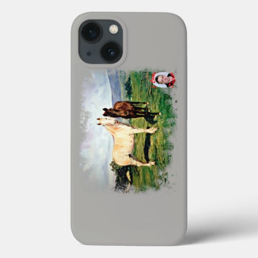 Pferde/Cabalos/Horses Case-Mate iPhone Hülle (Rückseite)