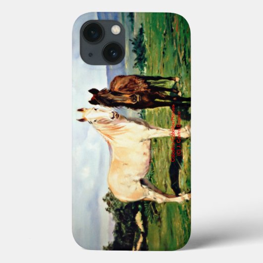 Pferde/Cabalos/Horses Case-Mate iPhone Hülle (Rückseite)