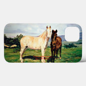 Pferde/Cabalos/Horses Case-Mate iPhone Hülle (Rückseite (Horizontal))