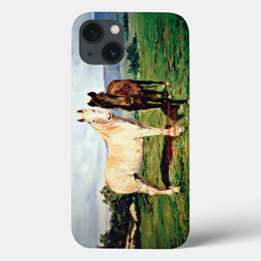 Pferde/Cabalos/Horses Case-Mate iPhone Hülle (Rückseite)
