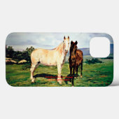 Pferde/Cabalos/Horses Case-Mate iPhone Hülle (Rückseite (Horizontal))