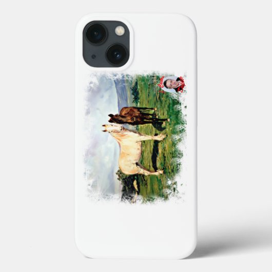 Pferde/Cabalos/Horses Case-Mate iPhone Hülle (Rückseite)