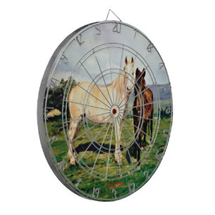 Pferde/Cabalos/Horses Dartscheibe