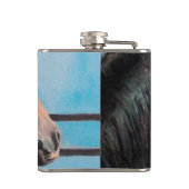 Pferde/Cabalos/Horses Flachmann (Rückseite)