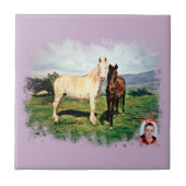 Pferde/Cabalos/Horses Fliese (Vorderseite)