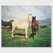 Pferde/Cabalos/Horses Geschenkpapier (Flach)