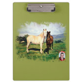Pferde/Cabalos/Horses Klemmbrett (Vorderseite)