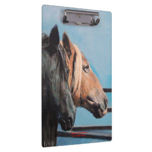 Pferde/Cabalos/Horses Klemmbrett