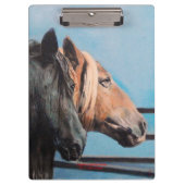 Pferde/Cabalos/Horses Klemmbrett (Vorderseite)