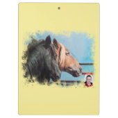 Pferde/Cabalos/Horses Klemmbrett (Rückseite)