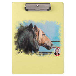 Pferde/Cabalos/Horses Klemmbrett