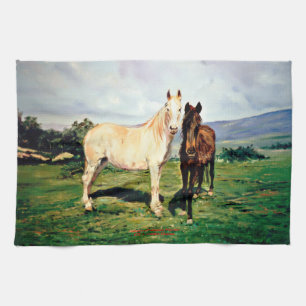 Pferde/Cabalos/Horses Küchentuch