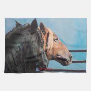 Pferde/Cabalos/Horses Küchentuch