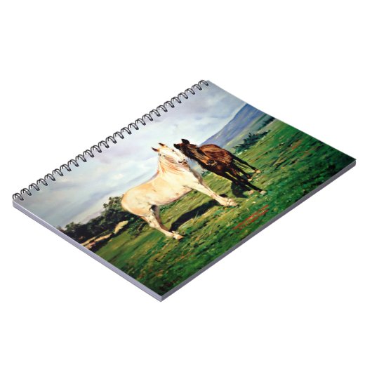 Pferde/Cabalos/Horses Notizblock (Linke Seite)