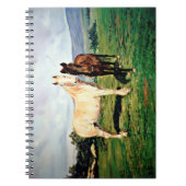 Pferde/Cabalos/Horses Notizblock (Vorderseite)