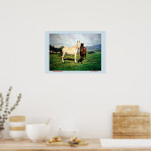 Pferde/Cabalos/Horses Poster (Küche)