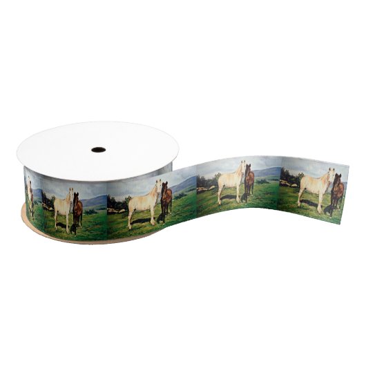 Pferde/Cabalos/Horses Ripsband (Spule)