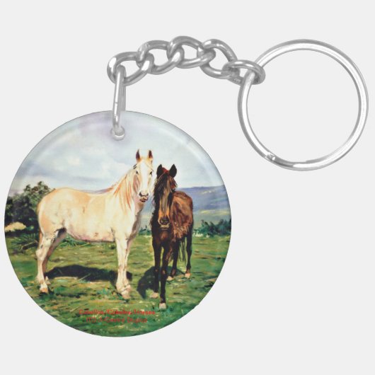 Pferde/Cabalos/Horses Schlüsselanhänger (Rückseite komplett)