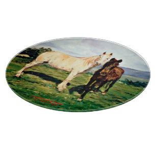 Pferde/Cabalos/Horses Schneidebrett