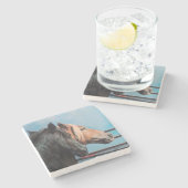 Pferde/Cabalos/Horses Steinuntersetzer (Seitenansicht)