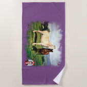 Pferde/Cabalos/Horses Strandtuch (Vorderseite)