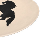 Pferde Couple Cutting Board Ihre Farben Schneidebrett (Ecke)