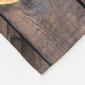 Pferde Cowboy Boots Rustic Barn Board Fleecedecke (Ecke)