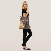Pferde Cowboy Boots Rustic Barn Board Tasche (Am Model)