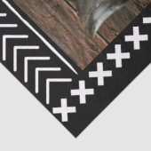 Pferde Cowboy Boots Sunflowers Rustic Barn Board Seidenpapier (Ausschnitt)