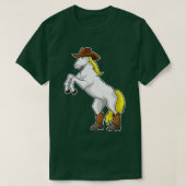 Pferde Cowboy Boots T-Shirt (Design vorne)