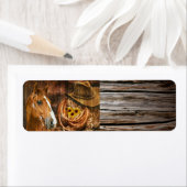 Pferde Cowboy Hat Lasso Sonnenblume Rustikales Bar (Insitu)