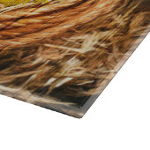 Pferde Cowboy Hat Lasso Sonnenblume Rustikales Bar Schneidebrett (Ecke)