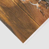 Pferde Cowboy Hat Lasso Sonnenblume Rustikales Bar Seidenpapier (Ausschnitt)