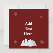 Pferde Cowboy Stiefel Snowman Weihnachten Dankeskarte (Rückseite)