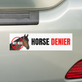 Pferde DENIER (sie sind nicht real) Funny Autoaufkleber (Auf Auto)