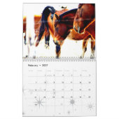 Pferde der Feuerstein-Hügel Kalender (Feb 2027)