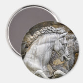 Pferde der Neptun Statue Italien Magnet (Vorderseite/Rückseite)