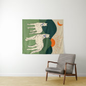 Pferde des Highlands Wandteppich (Beispiel (Horizontal))