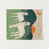 Pferde des Highlands Wandteppich (Vorderseite (Horizontal))