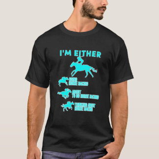 Pferde, die den ganzen Tag lang Pferde reiten und T-Shirt