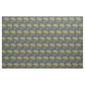 Pferde, die durch Wasser-Gewebe laufen Stoff (Yard (91,4 cm))