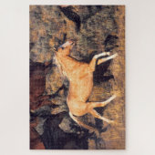 Pferde, die eine Ponderosa Ranch laufen Puzzle (Vertikal)