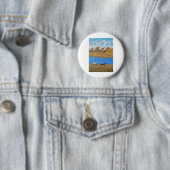 Pferde, die in den Bergen herumlaufen Button (Beispiel)