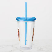 Pferde, die in einer Weide nass werden Acryltrinkbecher (Rechts)