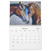 Pferde, die Kunst der Eve Mazur Kalender (Feb 2027)