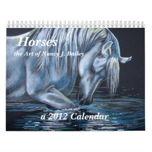 Pferde - die Kunst von Nancy J. Bailey Kalender