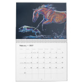 Pferde - die Kunst von Nancy J. Bailey Kalender (Feb 2027)