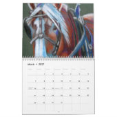 Pferde, die Kunst von Nancy J. Bailey Kalender (Mär 2027)